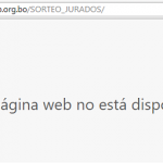 El TSE se volvió a aplazar en internet